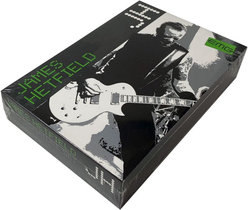Emg JH-BKC Pickup Set James Hetfield Signature kit, Black Chrome