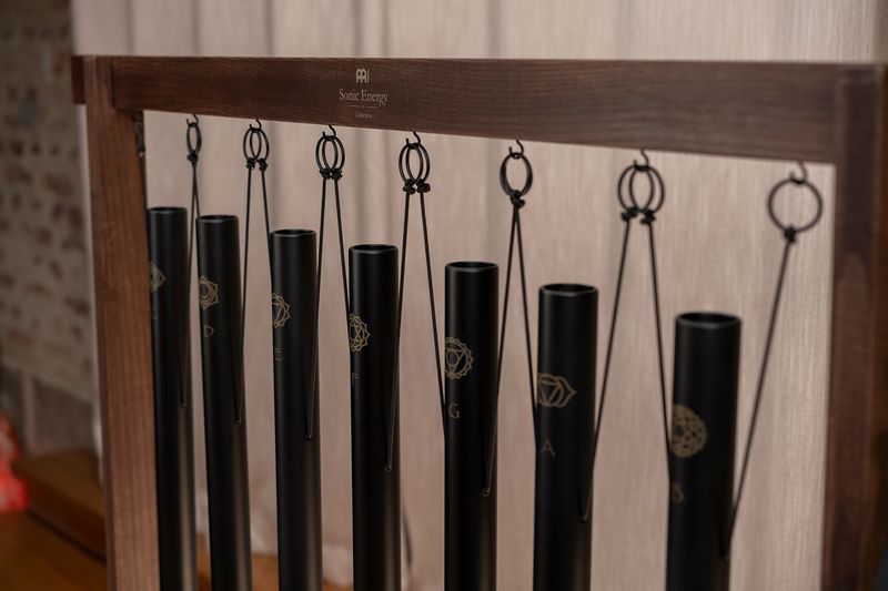 Meinl SBTSETCHA Sound Bath Tube Chimes Chakra Set, 7 Pcs.
