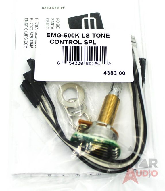 Hovedbilde Emg 4383.00 Potentiometer 500K SPL Long Shaft, ...