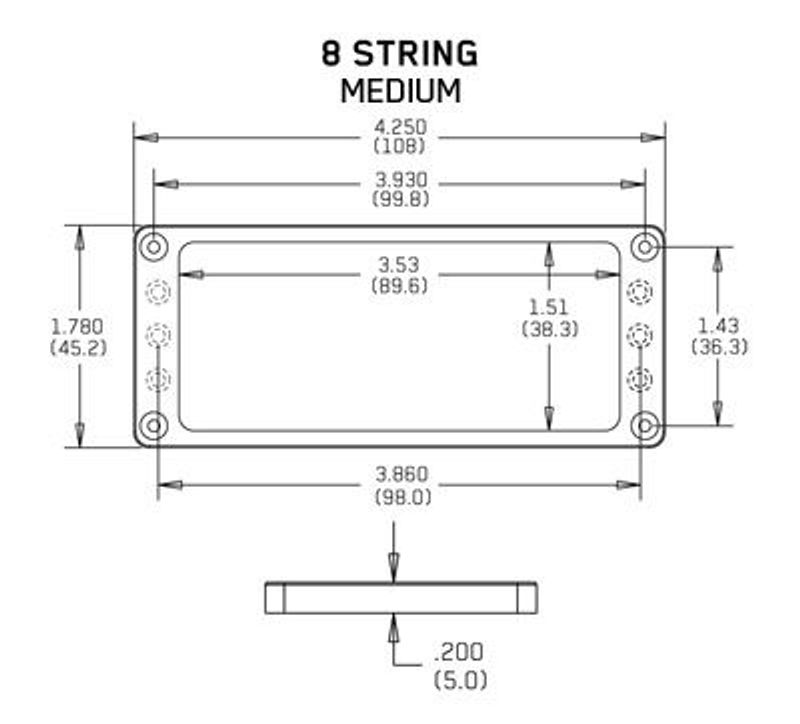 Emg 5240.00 Mounting-ring Flat 8 Medium, Black
