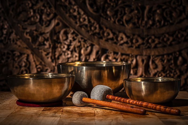 Meinl SB-E-4600 Energy Singing Bowl Set, 3 pcs set