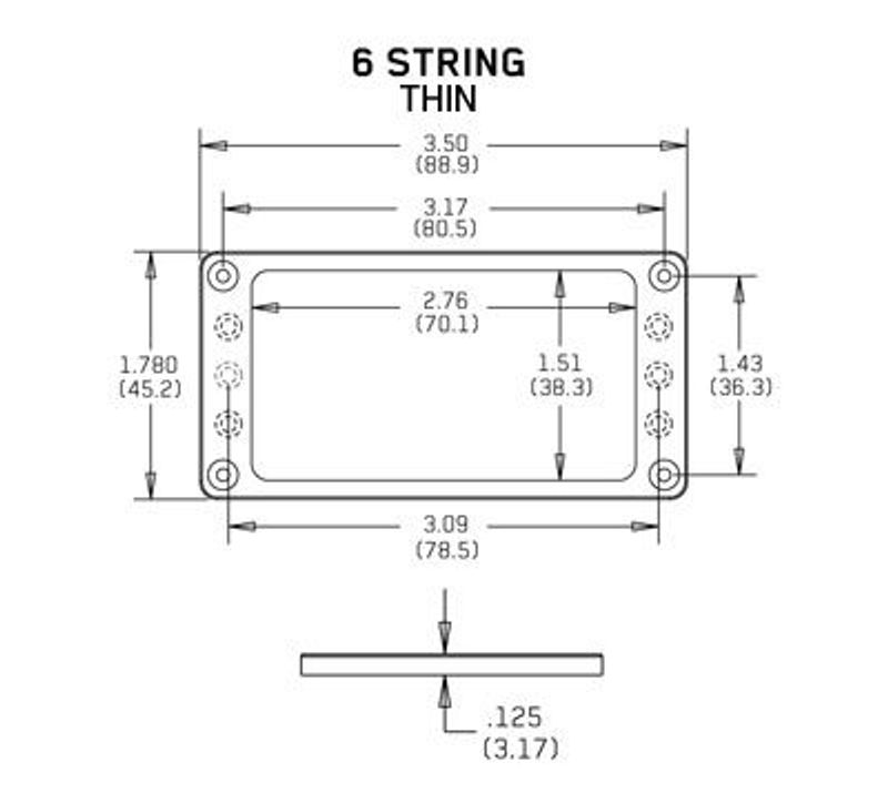 Emg 5166.00 Mounting-ring Flat 6 Thin, Black