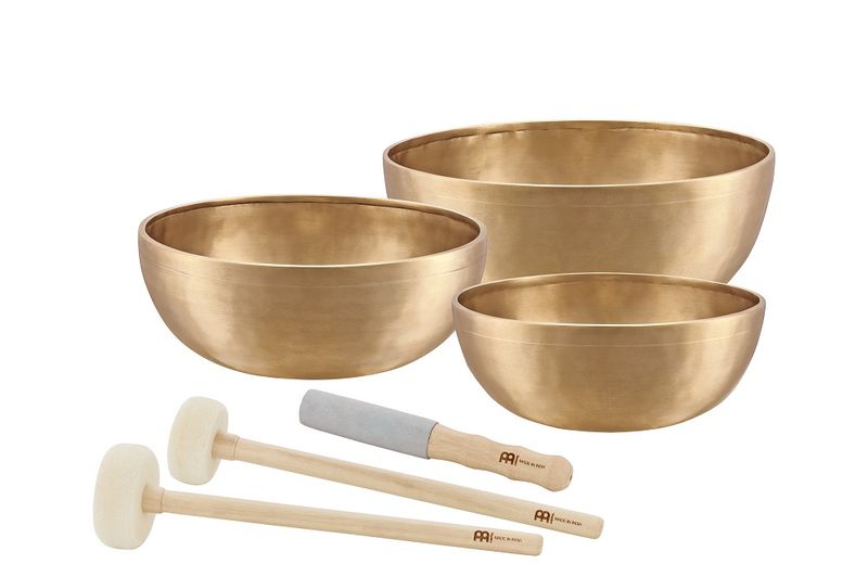 Meinl SB-E-4600 Energy Singing Bowl Set, 3 pcs set