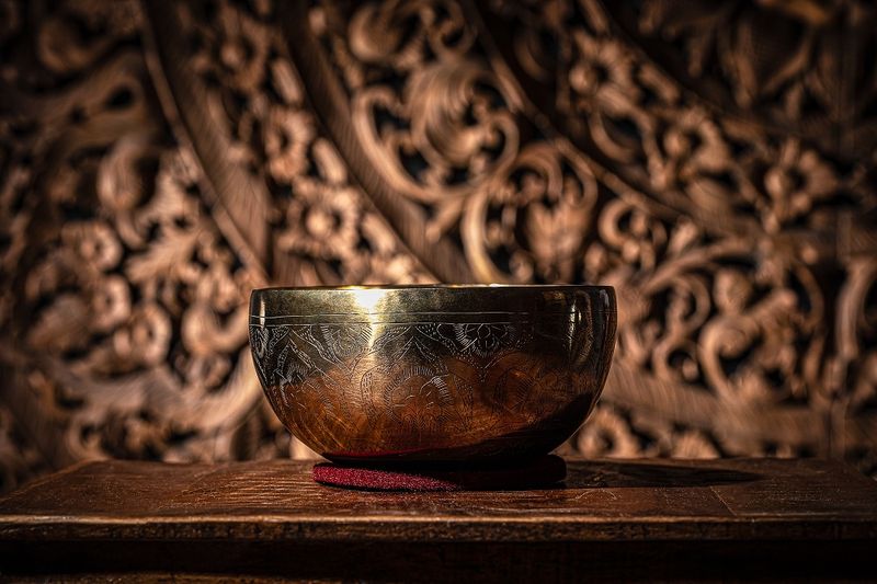 Meinl SB-SE-800 Engraved Singing Bowl, ~ 17-18 cm, 750-850 g