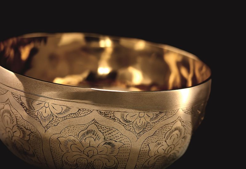 Meinl SB-SE-600 Engraved Singing Bowl, ~ 14,5-15,5 cm, 550-650 g