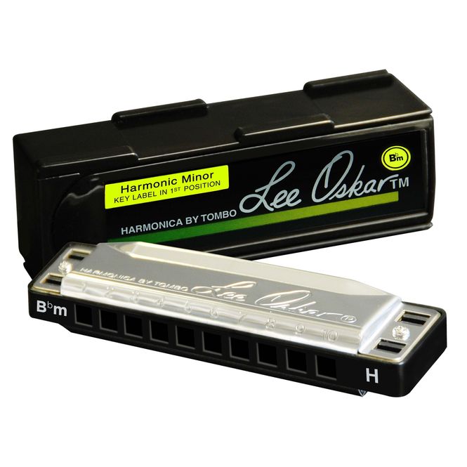 Hovedbilde Lee Oskar 1910HM-BBM Munspel 10-hål Harmonic Minor (gul) Bbm