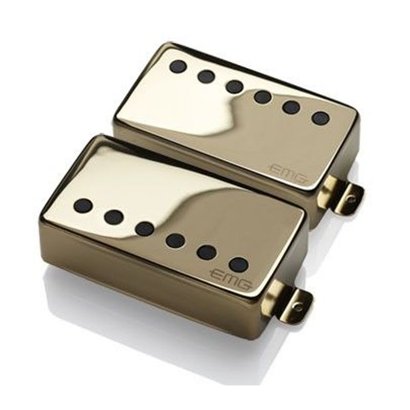 Emg 57/66-SET-G Pickup set Humbucker aktiv Gold
