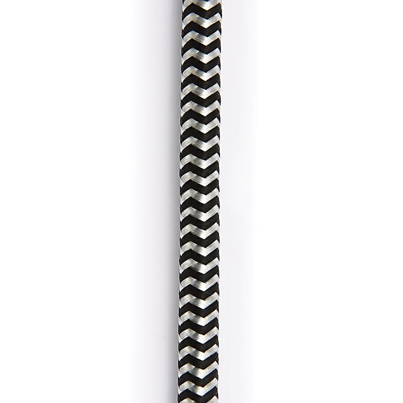 D'Addario PW-BG-15BG Instrumentkabel Custom Braided 4,5m Gray