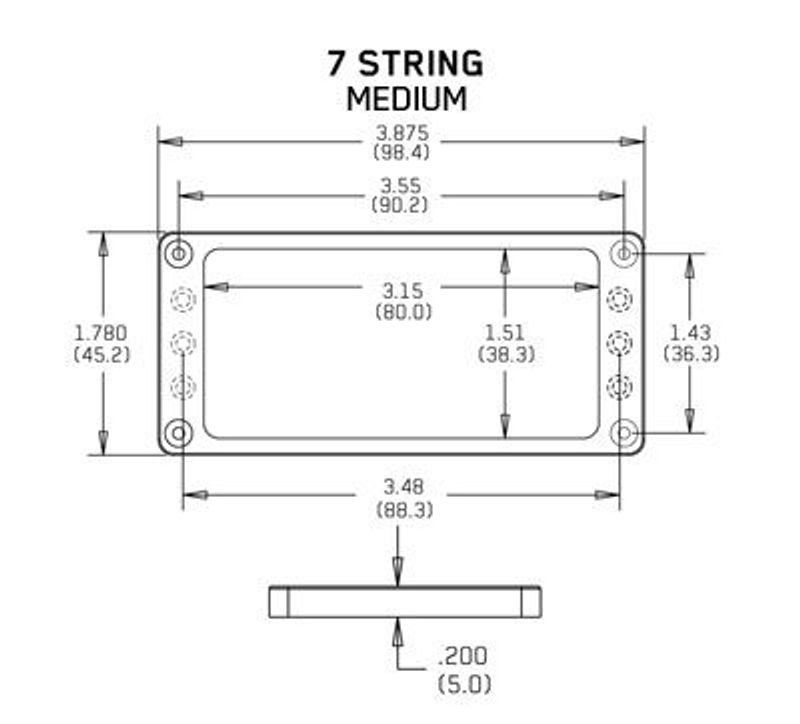 Emg 5120.00 Mounting-ring Flat 7 Medium, Black