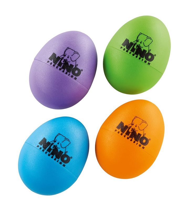 Nino NINOSET540-2 Ägg-set (4 st) Skyblue,Orange,Aubergine,Grass Green