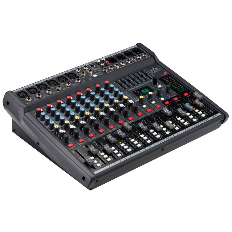 Soundsation ALCHEMIX 602UFX 10 Channel Mixer, 24-bit Dig. Multi-Effect, USB I/O #E529E