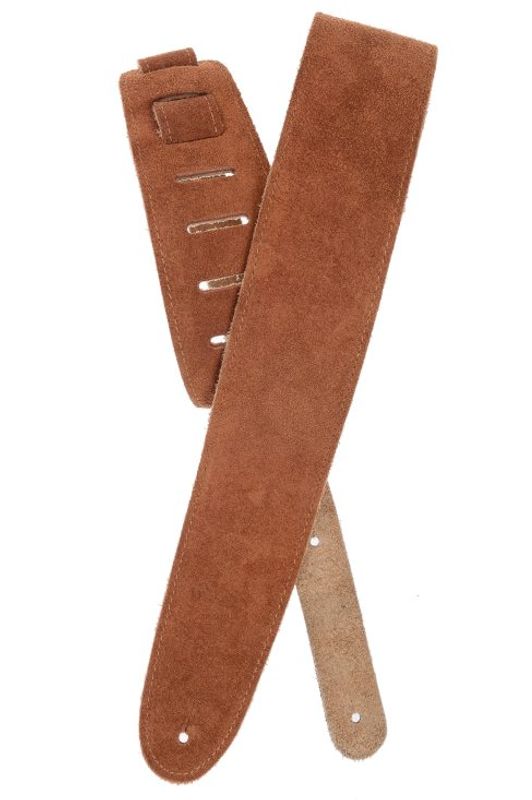 D'Addario 25SS02-DX Axelband Suede läder 64 mm Läder-Honey