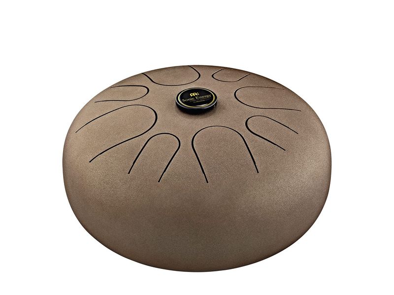 Meinl STD3VB Steel Tongue Drum, G-Major, Brown