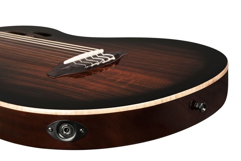 Ortega RTPDLX-ACA-L Nylonstr. gitar med mik, Thin, Slim neck, Left