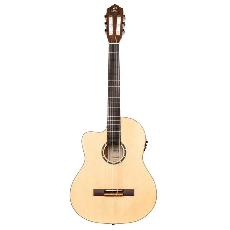 Ortega RCE125SN-L Klassisk gitar 4/4 Size, med mik, Thin, Slim Neck, Left