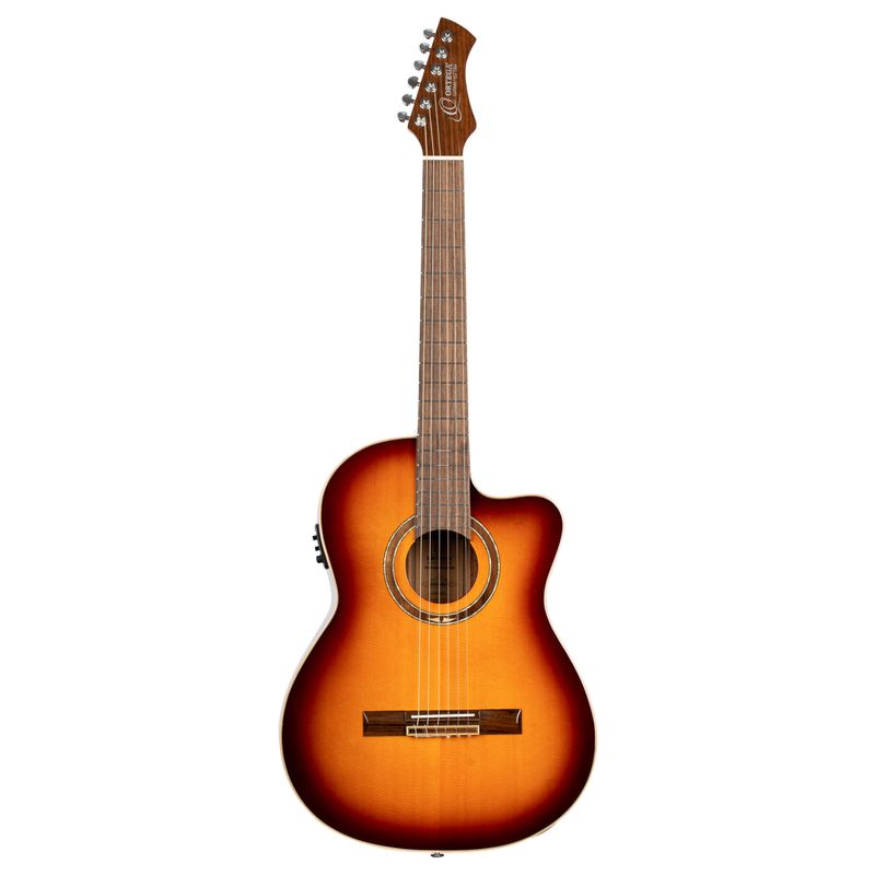 Ortega RCE238SN-FT Klassisk gitar 4/4 Size, med mik, Slim neck