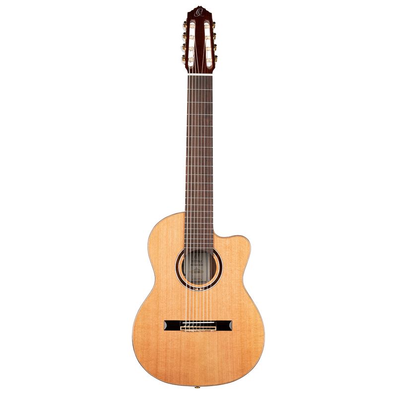 Ortega RCE159RW-8 Klassisk gitar 8-strängad, med mik.