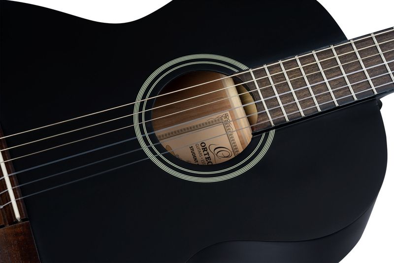 Ortega RST5M-3/4BK Klassisk gitar 3/4 Size, Satin Black finish