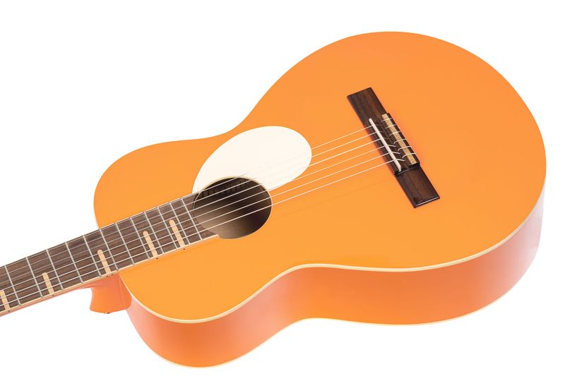 Ortega RGA-ORG Klassisk gitar Parlor body, Gaucho, Orange