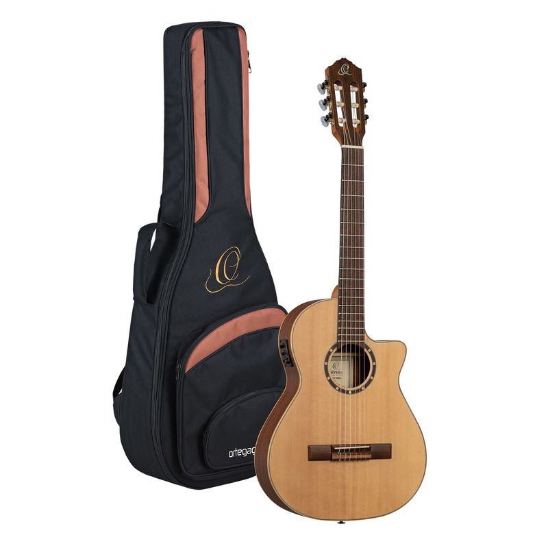 Ortega RCE125-3/4 Klassisk gitar 3/4 Size, med mik, Thin, Slim Neck