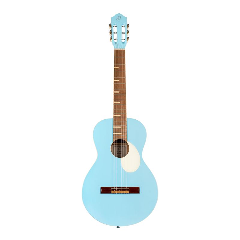 Ortega RGA-SKY Klassisk gitar Parlor body, Gaucho, Sky Blue