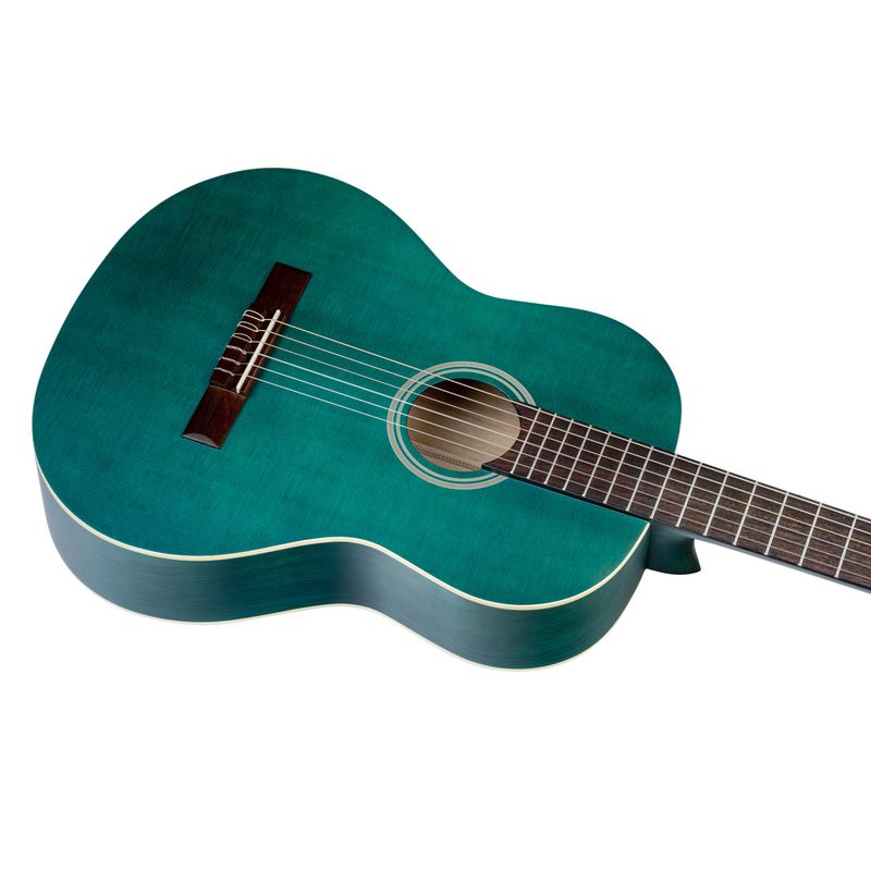 Ortega RST5MOC Klassisk gitar 4/4 Size, Satin Ocean Blue