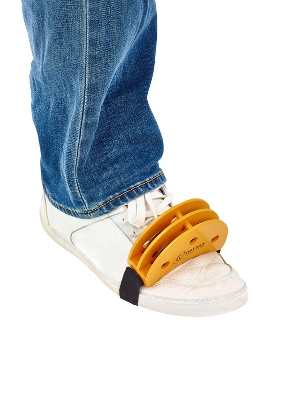 Ortega OGFT Guitarist Foot Tambourine, Orange