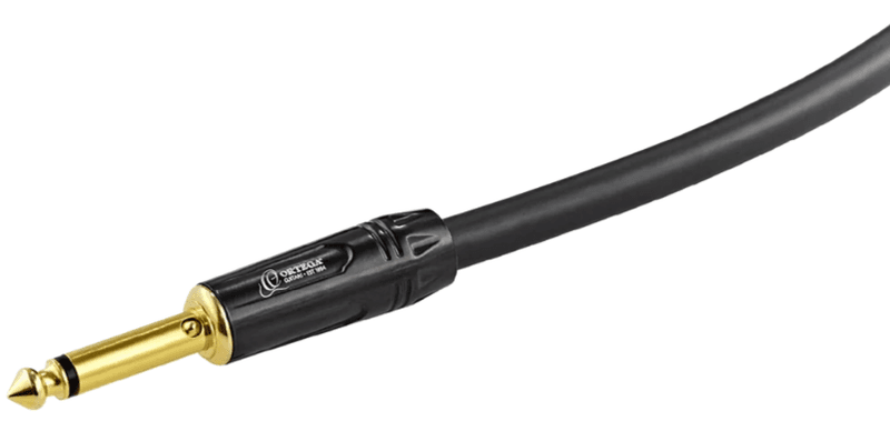 Ortega OTCIS-20 Instrument cable 20 ft, Straight/Straight Mute plugs, Tour Series