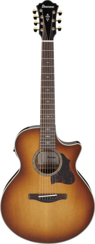 Ibanez AE3007FMH-TBH Western gitar m/mik, 7-string