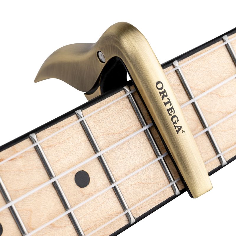 Ortega BGCAPO Capo Bluegrass, Brushed Brass