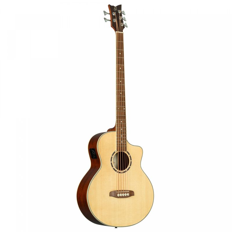 Ortega D7CE-5 5-strängad Akustisk bas med mik, Cutaway, Natural