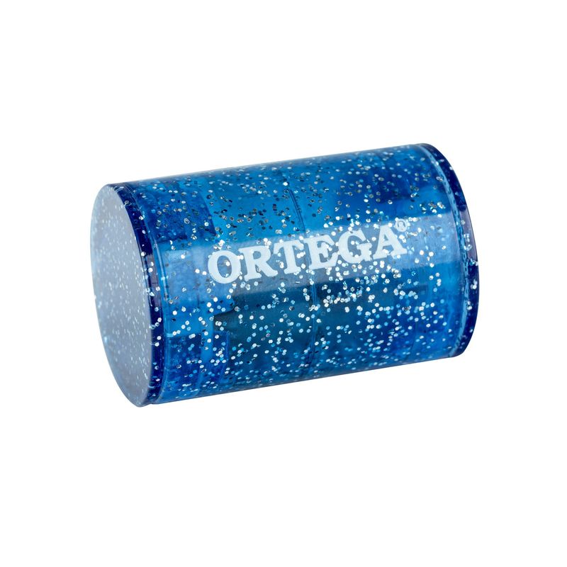 Ortega OFS-BLS Plastic Finger Shaker, Blue Sparkle