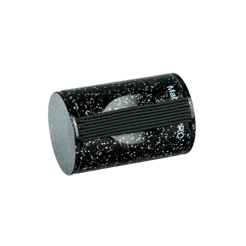 Ortega OFS-BKS Plastic Finger Shaker, Black Sparkle