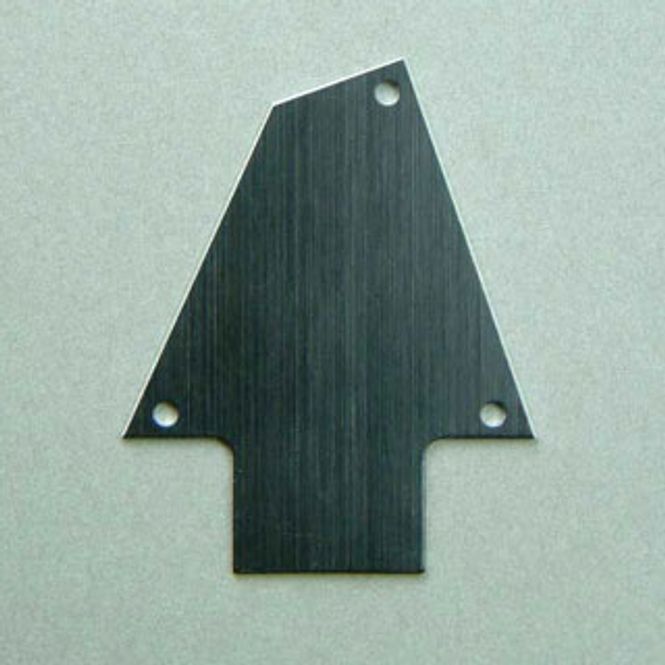 Hovedbilde Ibanez 4PT1UV1BA Truss Rod Cover RG7, Aluminium ...