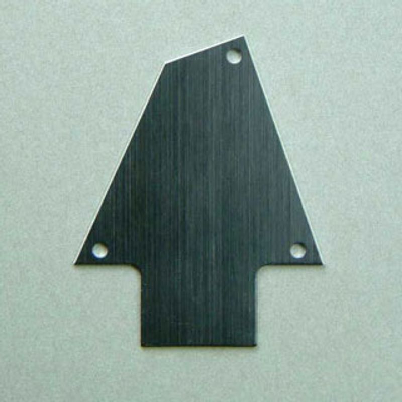 Ibanez 4PT1UV1BA Truss Rod Cover RG7, Aluminium Black