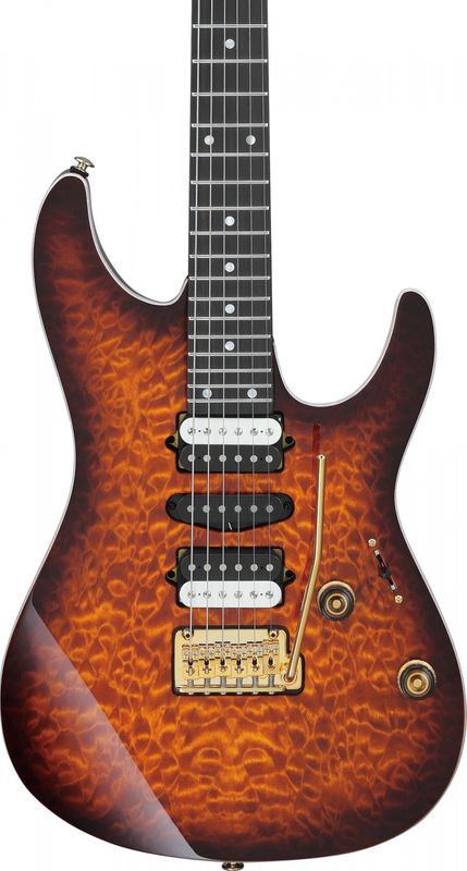 Ibanez AZ47P1QM-DEB Elgitar med gigbag, Premium AZ