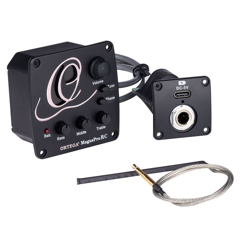 Ortega MAGUSPRO/B-RC Acoustic bass preamp system, Rechargeable