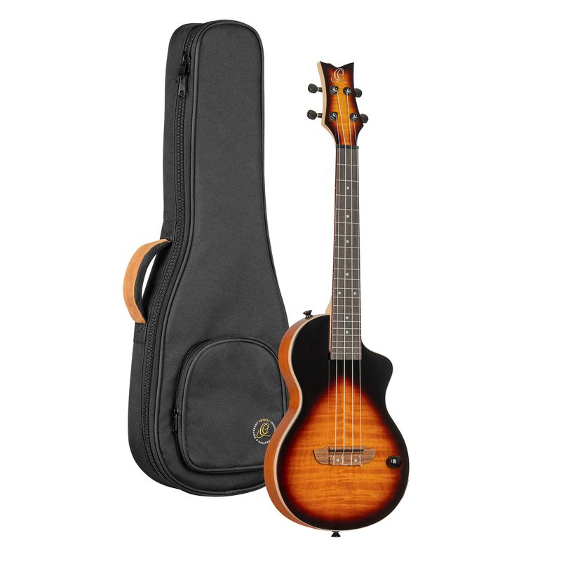 Ortega NEO-U-TSB Tenor ukulele med mik, Solid body