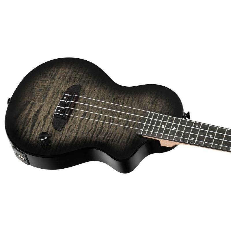 Ortega NEO-U-TGB Tenor ukulele med mik, Solid body