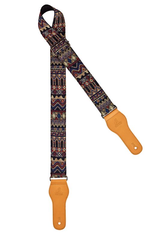 Ortega OCS-470 Guitar Strap, World Series, Maya Dance