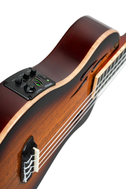 Ortega RTPX-U-ACA Tenor ukulele med mik, Tourplayer