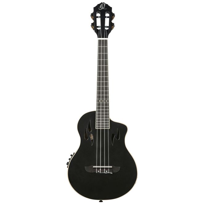 Hovedbilde Ortega RTPS-U-SBK Tenor ukulele med mik, ...