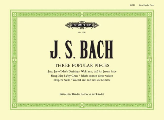 Hovedbilde Johann Sebastian Bach - 3 Popular Pieces