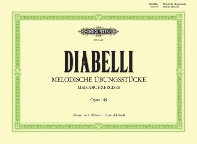 Hovedbilde Anton Diabelli - Melodische Ubungsstucke Op.149