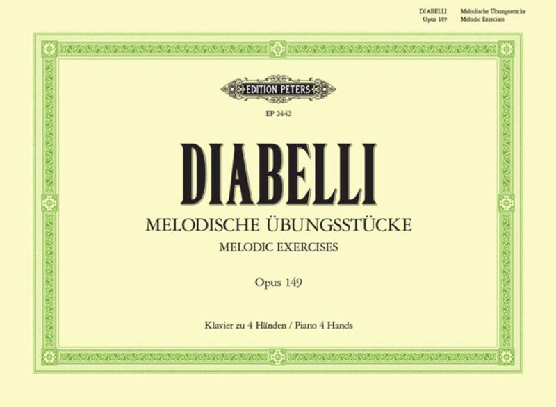 Anton Diabelli - Melodische Ubungsstucke Op.149