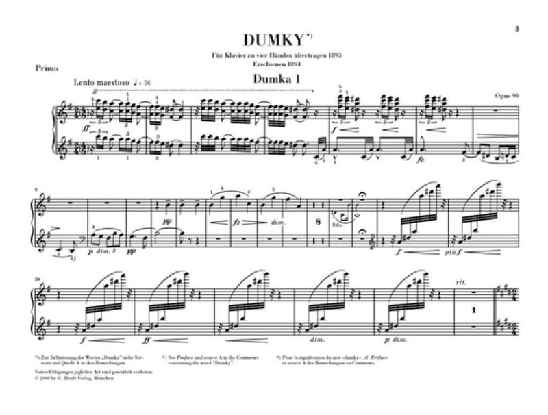 Antonín Dvořák - Dumky - Piano Trio Op.90