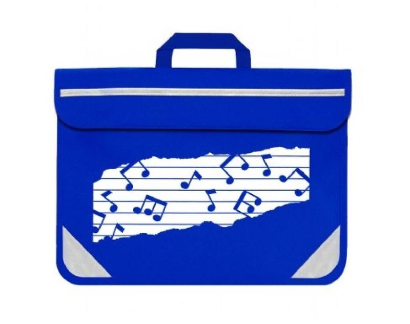 Mapac: Music Bag Duo - Music Notes (Royal Blue)