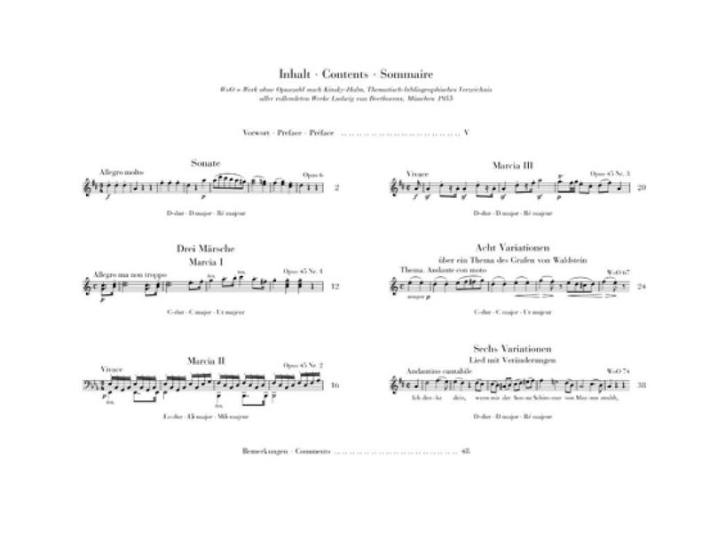 Ludwig van Beethoven - Works For Piano Four Hands Urtext