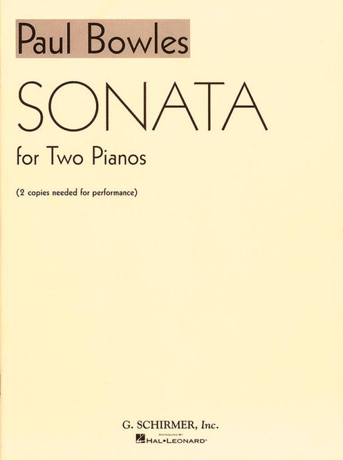 Hovedbilde Paul Bowles - Sonata for 2 Pianos