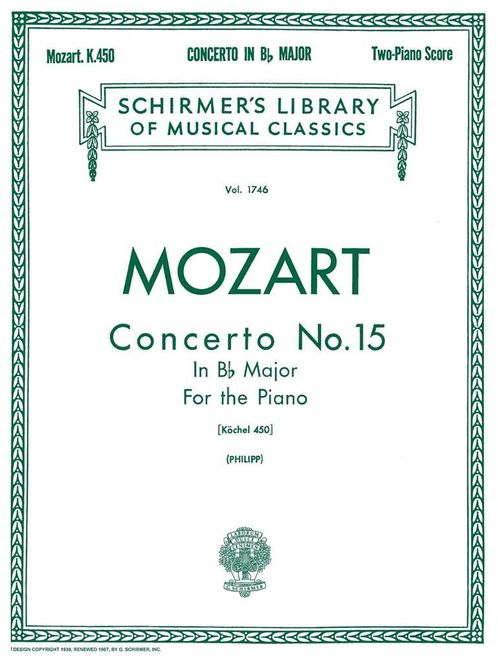 Hovedbilde Wolfgang Amadeus Mozart - Concerto No. 15 in Bb, K. 450